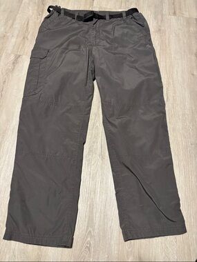 Craghoppers Men's Dark Gray Cargo Pants with Belt